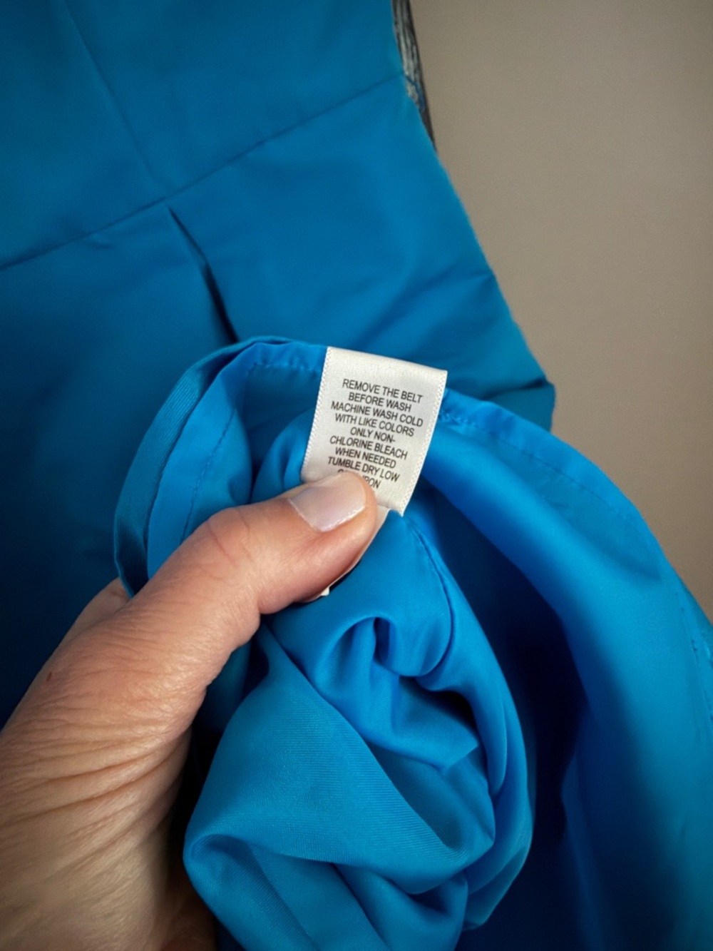 NWT Merona Blue Sleeveless Sheath Dress Size 16 - Picture 6 of 10